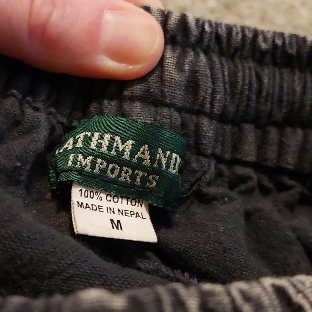 Kathmandu Imports Black Joggers - Picture 2 of 5